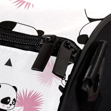Спортивна сумка, маленька дорожня сумка, сумка для фітнесу та шопінгу для йоги, милий панда, сумка для активного відпочинку, ручна поклажа