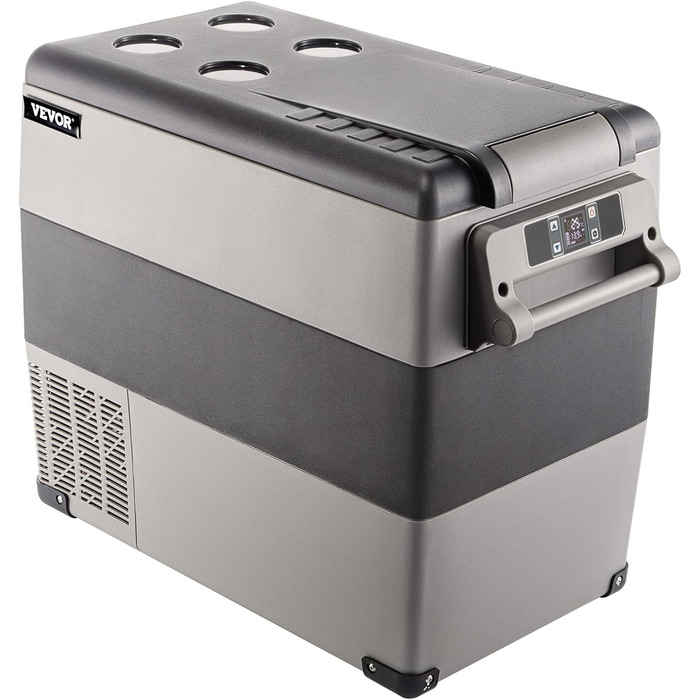 Портативний прохолодний ящик 55 л автомобільний холодильник 220 В міні-холодильник електрична морозильна камера невелика морозильн