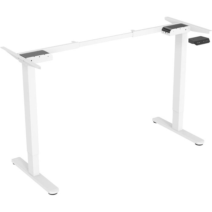 Каркас електричного столу SVITA DOBON для стільниці, ніжки регульовані по висоті, функція пам&39яті, подвійний двигун, металевий, білий