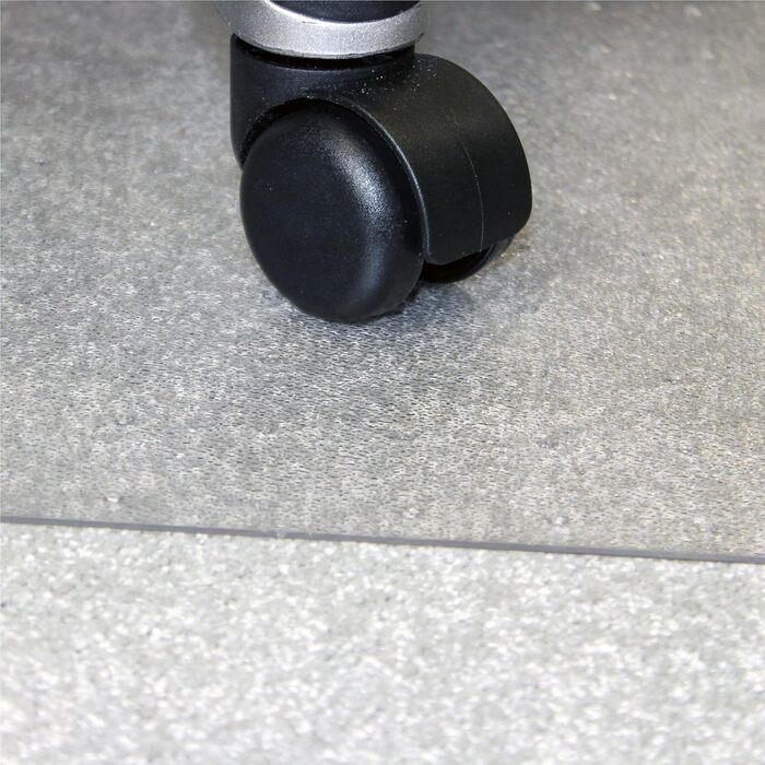 Великий екологічний килимок для офісних крісел Marvelux для килимового покриття 116 x 130 см - Екологічний килимок для захисту підлоги з рафінованого полімеру - Прямокутний прозорий килимок для офісних крісел