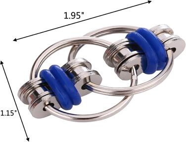 Велосипедний ланцюг Fidget Stress Reducer для дорослих і дітей (3 упаковки)