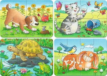 Дитячий пазл Ravensburger - 06951 Cute Pets - My First Puzzle with 2,4,6,8 elements - Пазл для дітей від 2 років