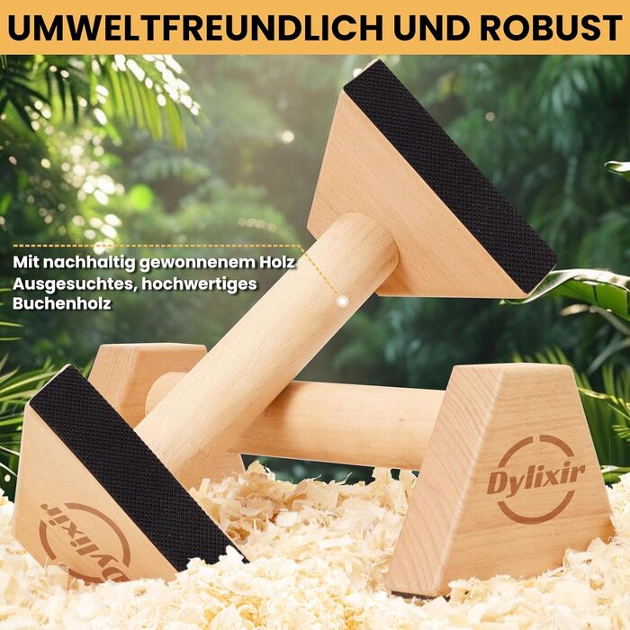 Ручки для віджимань, 2 перекладини для віджимань, дерев&39яні паралелети, ручки для віджимань, що покращують стан суглобів, обладнання для калістеніки, обладнання для домашнього фітнесу, стійка на руках та віджимання, модель S