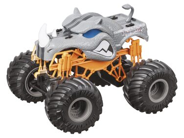 Позашляховик-монстр на радіокеруванні Mondo Motors 63684 зі світловими та звуковими ефектами, 20x28x23 см, пульт дистанційного керування, іграшка для дітей від 3 до 8 років, дизайн Hot Wheels