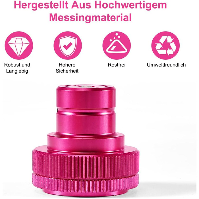 Швидкий адаптер ASOFTY CO2 сумісний з SodaStream Duo, Crystal 3.0, Gaia, Art, Terra, E-Duo, E-Terra Установка без пошкодження содогенератора, для 425 г циліндра Co2 60L трапецієподібна різьба TR21-4