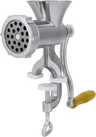 Ручна м'ясорубка Фарш для ковбаси Алюмінієвий сплав Ручна м'ясорубка для ковбаси Перець м'ясорубка для свинини, яловичини, курки,