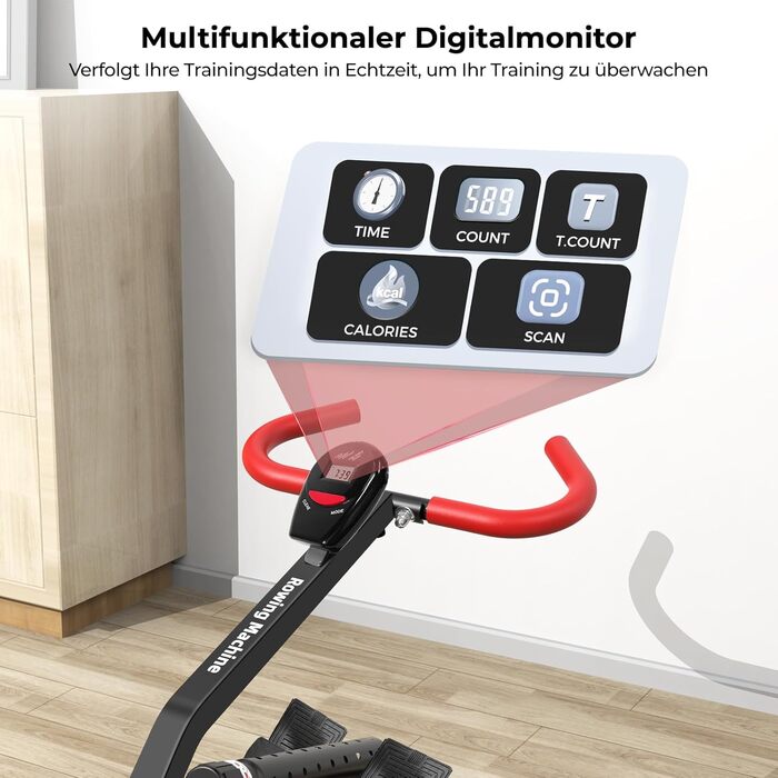 Гідравлічний фітнес-тренажер Micyox для домашнього використання з 12 рівнями опору, багатофункціональна спинка, тренажер для тренування всього тіла, чорний