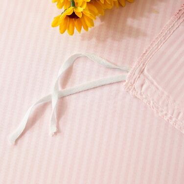 Постільна білизна Lanqinglv 135x200 для дівчаток рожеве серце в смужку дитяча постільна білизна з мікрофібри, комплект постільної