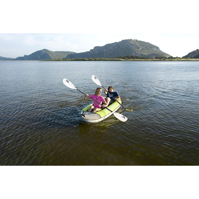 Надувний каяк Aqua Marina Laxo UNI зелений чорний