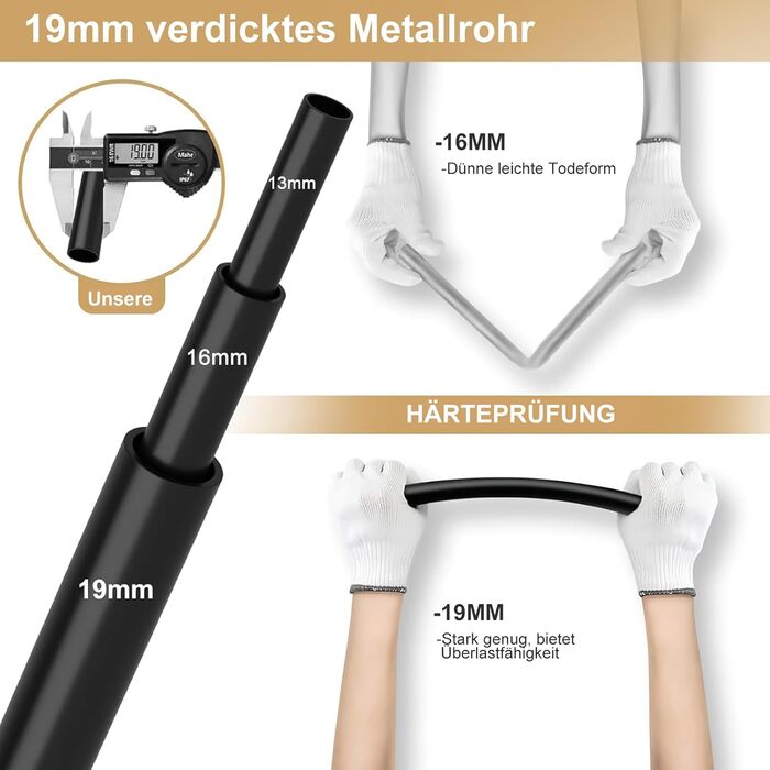 Шафа, тканинна шафа, тканинні шафи з кришкою, складна шафа з 3 рейками для одягу, міцна, складна шафа з металевою трубою діаметром 19 мм для спальні, сіра