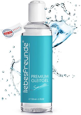 На водній основі - Без парабенів - Ніжний лубрикант для жінок і чоловіків I Інтимний гель, 150 мл