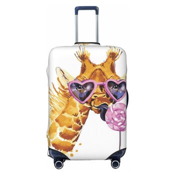 Чохол для валізи Giraffe, міцний захист для багажу розміром 45.7-81.3 см, XL, Чорний