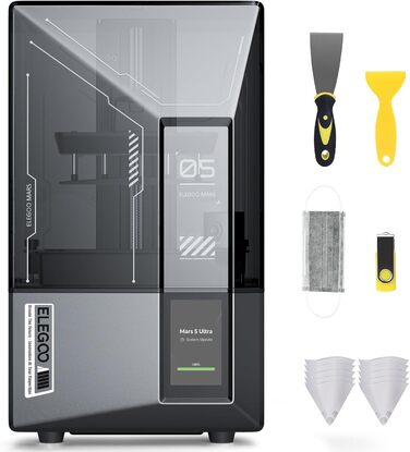 Принтер, 9K 7-дюймовий монохромний РК-дисплей, високошвидкісний друк 150 мм/год, розумна камера AI, передача WiFi, автоматичне вир