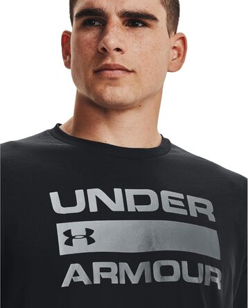 Чоловіча спортивна футболка Under Armour UA TEAM ISSUE WORDMARK, дихаюча, з короткими рукавами та зручна, вільного крою.