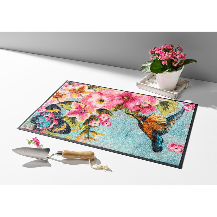 Килимок для дверей Bloomibri 50x75 см, для використання всередині та зовні приміщень, можна прати, різнокольоровий 50 x 75 см (прямокутний)