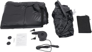 Автомобільний матрац, 174 * 126 см надувний матрац для позашляховика, універсальне автомобільне ліжко, електричний повітряний насос та 2 подушки, надувне автомобільне ліжко для кемпінгу та подорожей