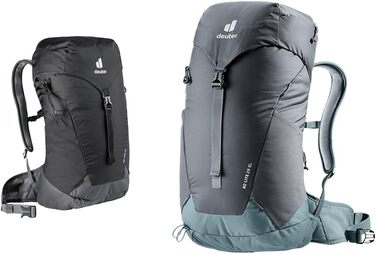 Туристичний рюкзак deuter AC Lite 30, чорно-графітовий та жіночий туристичний рюкзак AC Lite 28 SL