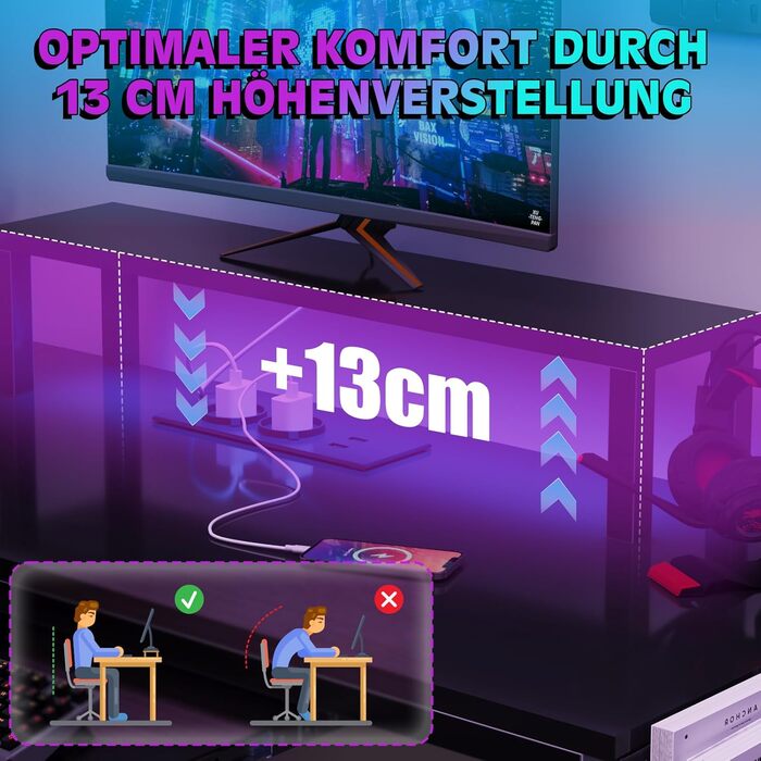 Ігровий стіл Flamaker L-подібної форми 140x140 см