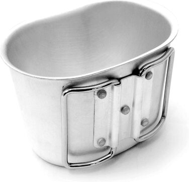 Алюмінієва фляга Ganzoo 1 літр, включаючи чашку для пиття (контейнер для приготування їжі), пляшка Збройних сил Німеччини/алюмінієва дорожня пляшка тканинна сумка Збройні сили Німеччини Зелений срібний / Зелений Збройні сили Німеччини