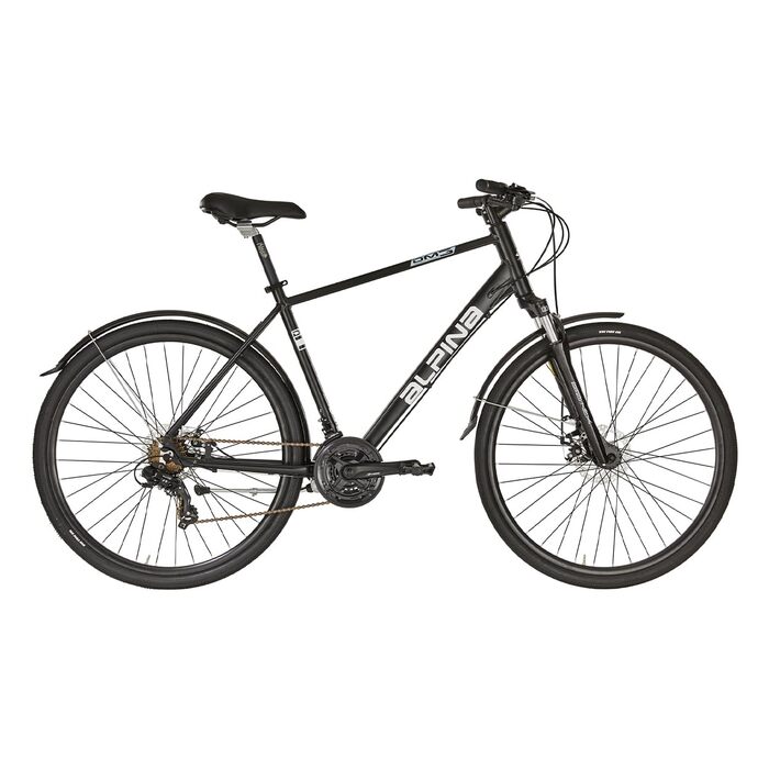 Чоловічий велосипед Alpina Bike Touring, чорний, рама 50 см