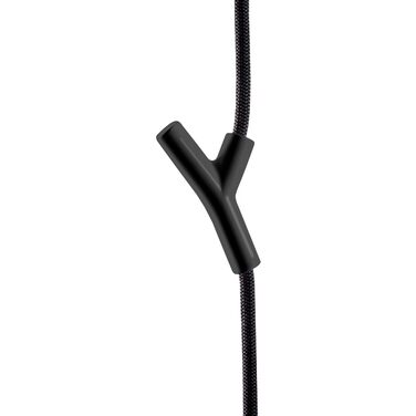 Шафа Depot4Design, чорні гачки, матово-чорна мотузка з 4 гачками