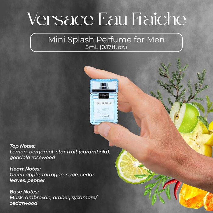 Набір мініатюр Versace Men Miniatures Set (4×5 мл)