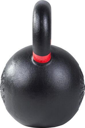Гіря GORILLA SPORTS (432 кг), чавун, чорна з кольоровим маркуванням, 32 кг