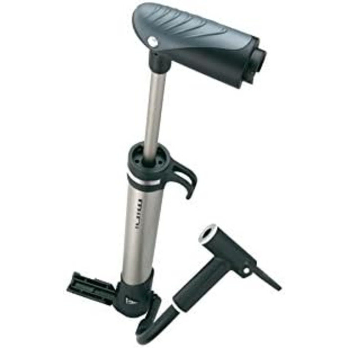 Насос Topeak Mini Morph-HandPumpe сірого кольору