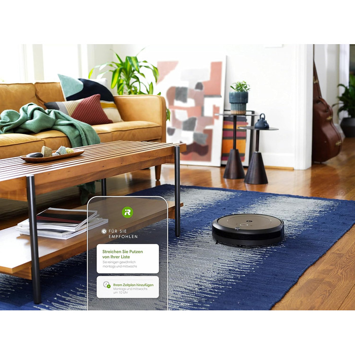 Робот-пилосос iRobot Roomba i1152, з підтримкою WLAN, з двома гумовими щітками для всіх підлог, індивідуальні пропозиції через дод