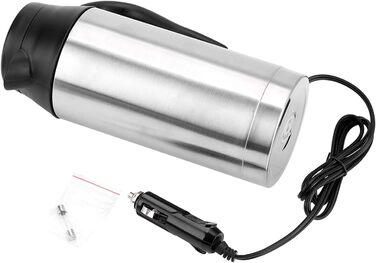 Чайник 24 В для вантажного автомобіля з нержавіючої сталі Pp портативний 750 мл 24 В подорожній автомобіль вантажівка чайник пляшк