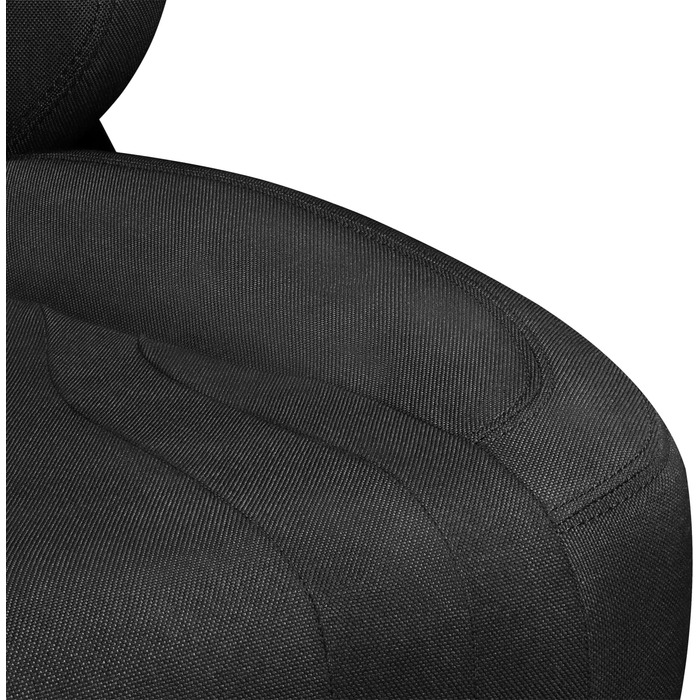 Офісне крісло Геймерське крісло Чорне - Геймерське крісло з подушкою з піни з ефектом пам&39яті з велюру - Тканинне геймерське крісло з підлокітниками D-Cross - Геймерське крісло з безшумними гумовими колесами - Комп&39ютерне крісло 150 кг Чорне тканинне 