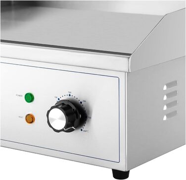 Електрична плита для гриля Royal Catering RCPG42-S 530 x 350 мм гладка 3,000 Вт Сковорода Сковорода електрична