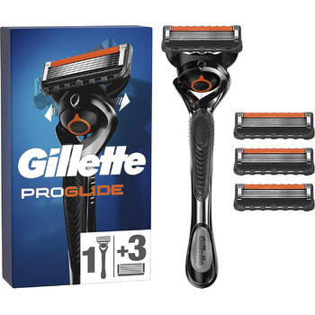 Бритва Gillette Fusion5 ProGlide для чоловіків плюс 3 леза з технологією Flexball