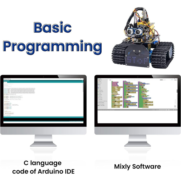 Для Arduino Learner, світло/ультразвукове відстеження, інфрачервоне та Bluetooth дистанційне керування, інтелектуальний та освітній роботизований набір DIY