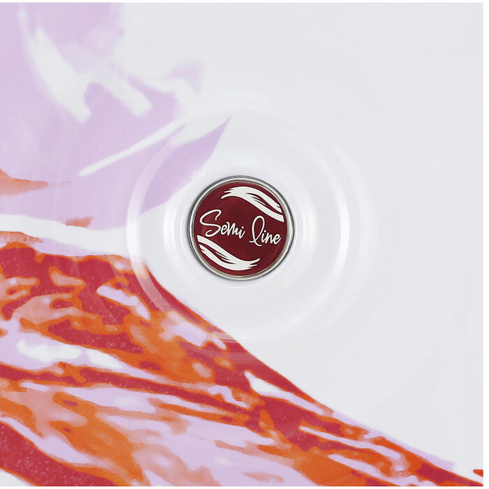 Валіза Semi Line 20' (S) White/Red Print (T5654-1)
