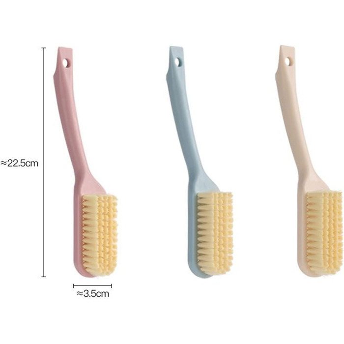 Щітка для прання HEIMP, м'яка щітка для взуття, інструмент для чищення, кухня, довга рука, пластик, багатофункціональний, побутові товари, ріжок для взуття, щітка для чищення шкіри щітки для взуття