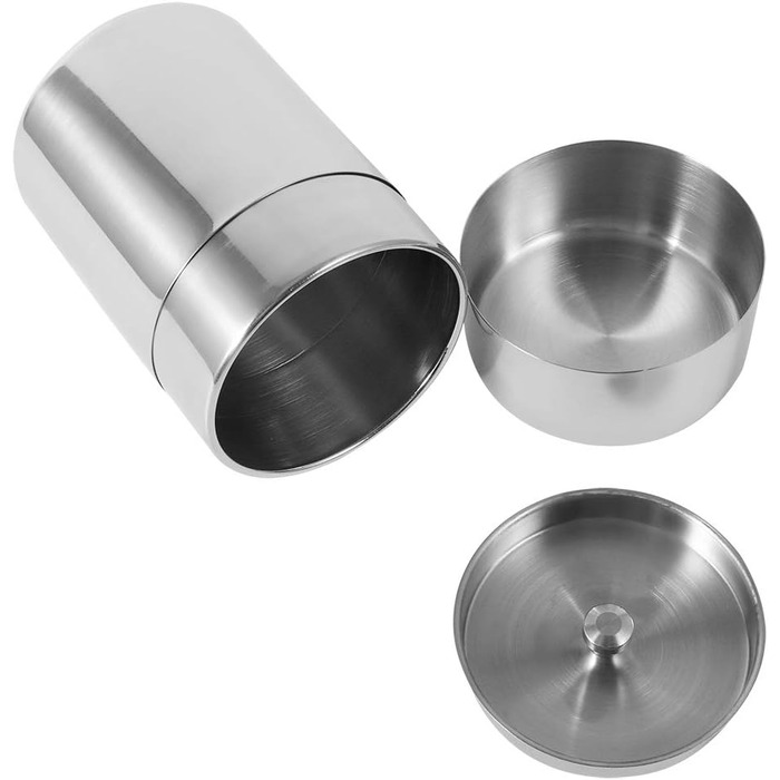 Банки для чаю, розсипний чай з нержавіючої сталі, бляшанки для чаю, бляшанки для солі, банки для зберігання, контейнери для кавових зерен, бляшанки для спецій, контейнери для зберігання харчових продуктів з кришками для кави, цукру, спецій, горіхів тощо.