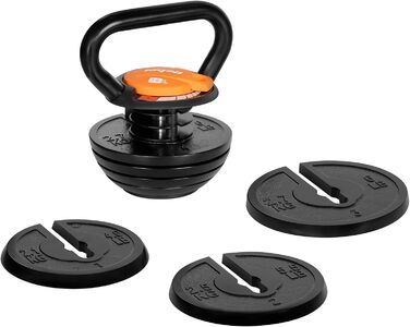 Регульована чавунна гиря Rebel Kettlebell 18 кг RBA-2324-18