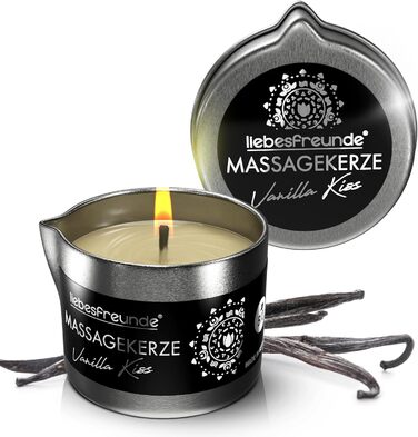 Для чуттєвих масажів з кокосовою олією та алое вера, еротична масажна свічка для пар, секс-свічка, 50 мл