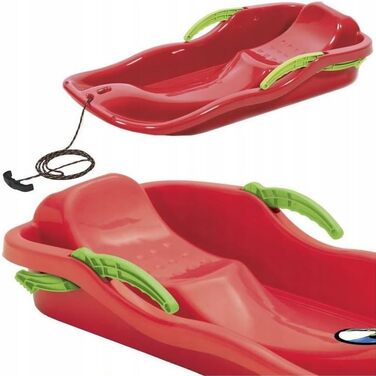 Санки BirnePower Race S пластикові з гальмом, 79 см сині