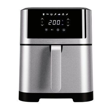 Аерофритюрниця ProfiCook 8 л Безмасляне приготування Airfryer з 7 програмами XXL-модель з мінімумом диму та запахів PC-FR 1269 H, нержавіюча сталь *Модель 2024*