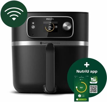Аерофритюрниця Philips Airfryer Combi XXL HD9880/90, чорна