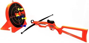 Дитячий арбалет Petron SURESHOT Combo Pack з мішенню, помаранчевий/чорний (1 комплект)