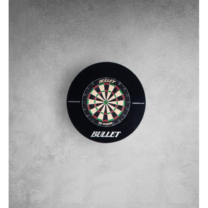 Набір для турніру зі сталевої мішені для дротиків Bullet Darts із сизалю - включає 6 сталевих дротиків - об&39ємне кільце/захисне кільце з EVA - лінія кидка/оче - повний комплект, включаючи аксесуари для дротиків - для професійних гравців у дартс та амато