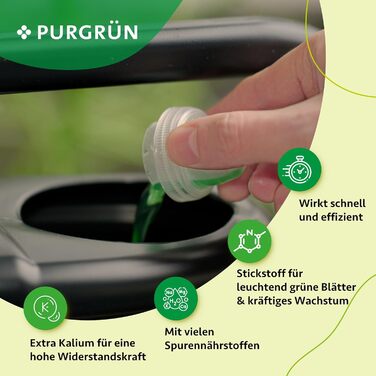 Гідропонне добриво Purgrn 1 л Швидкодіюча мінеральна формула Преміальне рідке добриво з мікроелементами NPK 736 Зміцнює резистентність Для здорового росту