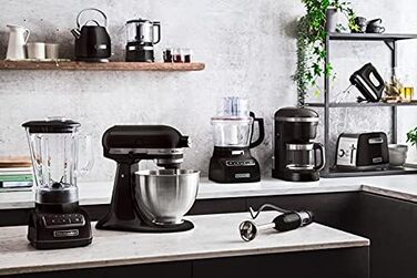 Кухонні комбайни KitchenAid CLASSIC 4.3 л з відкидною головкою двигуна, 4,3 л, чорний чорний одинарний