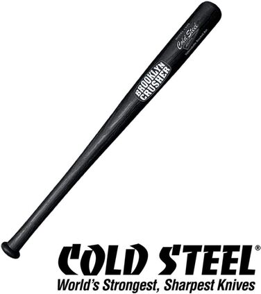 Бейсбольна бита Cold Steel Brooklyn Crusher (92BSS), чорна, 73,7 см, унікальна