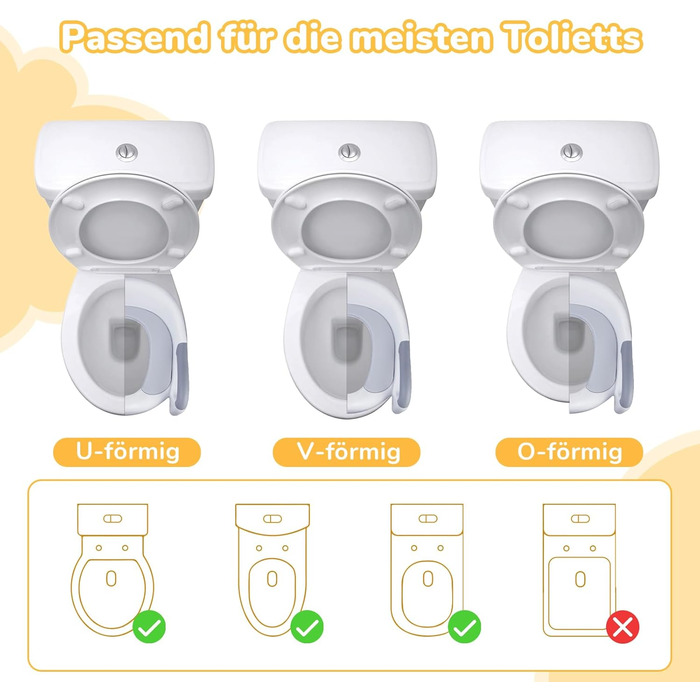 Дитяче сидіння для унітазу DEANIC зі сходами, горщик із драбинкою та ПУ, сидіння для унітазу для дітей від 1 до 7 років, сидіння д