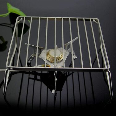 Нержавіюча сталь Гриль Стійка Підставка для пальника Підставка для плити Кемпінг Тримач для горщика Тримач для духовки Газовий вугільний кемпінг Барбекю Стійка для походів, гриля, піших прогулянок, пікніків, риболовлі