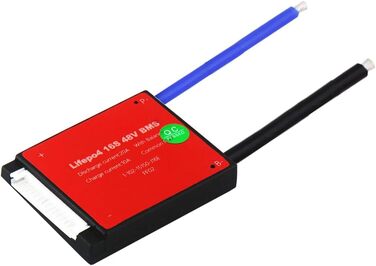 Літієва батарея, плата захисту BMS з балансиром, 16S 48V 20A LiFePO4